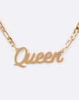 QUEEN Pendant Necklace Set