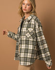 Gilli Plaid Oversized Shacket - Online Only