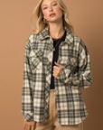 Gilli Plaid Oversized Shacket - Online Only