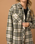 Gilli Plaid Oversized Shacket - Online Only