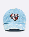 Peace And Love Patch Tie Dye Cotton Cap