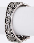 Stone Crystal Vintage Bangle