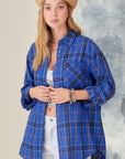 Encore Plaid Shirt by La Miel - Online Only