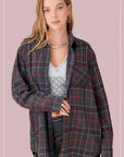 Encore Plaid Shirt by La Miel - Online Only