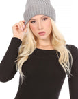 Knitted Sequin Beanie