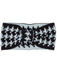 Houndstooth Bow Head Band