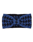 Houndstooth Bow Head Band