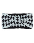 Houndstooth Bow Head Band