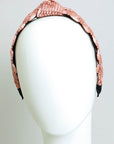 Raffia Crochet Trim Headband