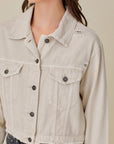 Mustard Seed Color Denim Jacket - Online Only