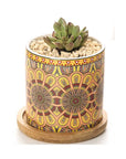 Mandala Planter Set of 4