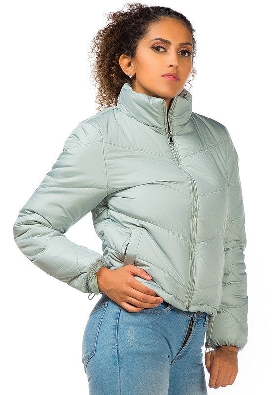 Long Sleeve Puffer Jacket