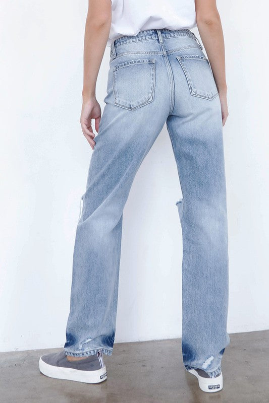 Insane Gene High Waisted Loose Straight Jeans