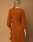 Gilli Kimono Sleeve Tie Wrap Dress - Online Only