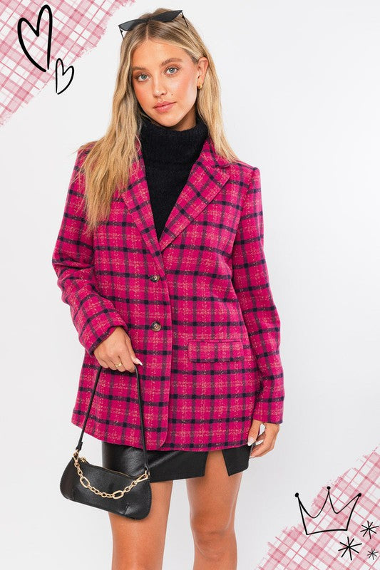 Le Lis Single Button Blazer Coat - Online Only