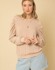 Gilli Long Sleeve Top W/ Puff