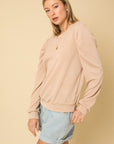 Gilli Long Sleeve Top W/ Puff