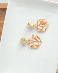 Roxy Earrings - Pumpkin Spice