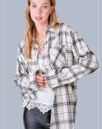 Encore Plaid Shirt by La Miel - Online Only