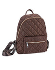 Chic Nylon Quilted Fashion Backpack