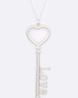 LOVE Key Pendant Necklace