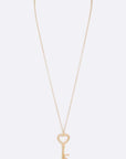 LOVE Key Pendant Necklace