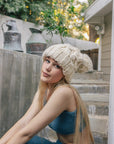 Oversized Chunky Knit Pom Beanie