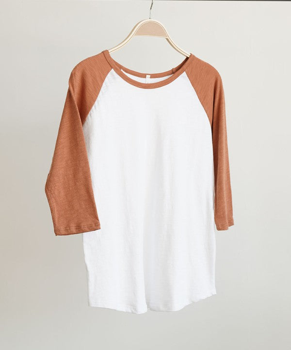 Fabina Cotton Vintage Raglan T-shirt