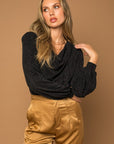 Gilli Cowl Neck Bodysuit - Online Only