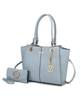 MKF Ivy Tote Handbag with Wallet Crossover by Mia