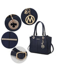 MKF Ivy Tote Handbag with Wallet Crossover by Mia