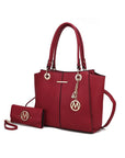 MKF Ivy Tote Handbag with Wallet Crossover by Mia