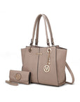 MKF Ivy Tote Handbag with Wallet Crossover by Mia