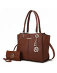 MKF Ivy Tote Handbag with Wallet Crossover by Mia