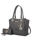 MKF Ivy Tote Handbag with Wallet Crossover by Mia