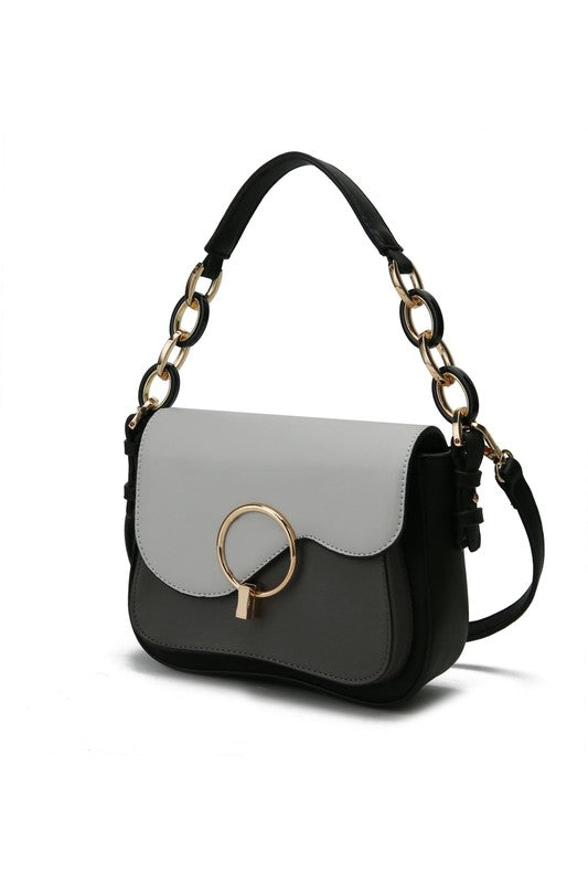 MKF Fantasia Solid Crossbody Handbag Women by Mia