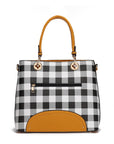 MKF Gabriella Checkers Handbag with Wallet by Mia