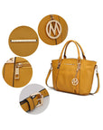 MKF Darielle Satchel Handbag with Wallet by Mia k