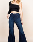 O2 Denim Flare Jean Bell Bottom Wide Leg Jeans