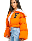 Women's Fashion Puffer Fuzzy Teddy Jacket