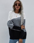 Women's Long Sleeve Round Neck Sweater