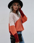 Women's Long Sleeve Round Neck Sweater