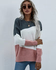 Women's Long Sleeve Round Neck Sweater