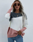 Women's Long Sleeve Round Neck Sweater