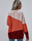 Women's Long Sleeve Round Neck Sweater