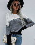 Women's Long Sleeve Round Neck Sweater