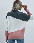 Women's Long Sleeve Round Neck Sweater