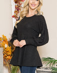 Soft Knit Babydoll Tunic