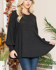 Soft Knit Babydoll Tunic