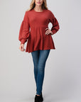 Soft Knit Babydoll Tunic